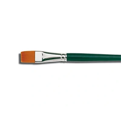Image de Kreul 721114 Pinceau Universel Basic Synthetics en Poils de Nylon Fins, Plat, Taille 14, pour l&#039;art, Les Loisirs, l&#039;école et Gros consommateurs, 10113109, Multicolor