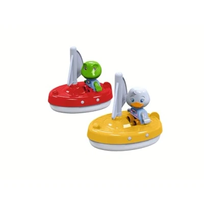 Image de Aquaplay 2 Bateaux à Voile + Figurines Voiliers Accessoires pour Les Circuits d&#039;eau ou la Baignoire Dès 3 Ans 8700000270