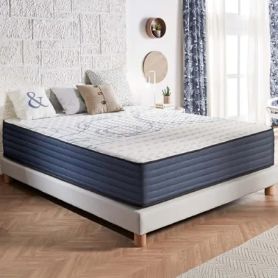 Image de NATURALEX Matelas 180x200 cm Perfect Dream Très Épais 32 Mousse à mémoire de Forme et Blue Latex Thermorégulateur 7 Zones Confort Ferme Réversible Respirant Durable