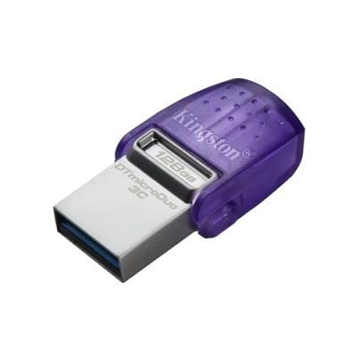 Image de Kingston DataTraveler microDuo 3C La clé USB 128GB Gen 3 Type C et A DTDUO3CG3/128GB