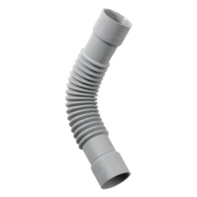 Image de Wirquin 79010003 Raccord wc souple universel magicoude D50, à coller pour évacuation, gris