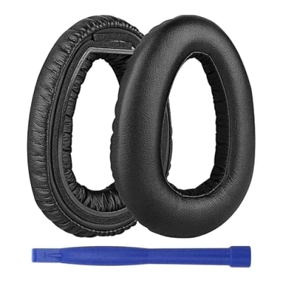 Image de Aiivioll for Sennheíser PXC 550 Coussinets d&#039;écouteurs/Coussinets de Rechange en Mousse à mémoire Forme Compatible avec Les Casques sans Fil II série MB 660 (Noir)