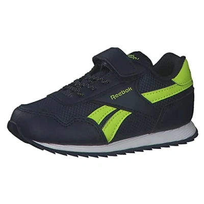 Image de Reebok Royal Cljog 3 1v, Chaussures de Running Garçon, Vector Navy Acid Yellow, 20 EU