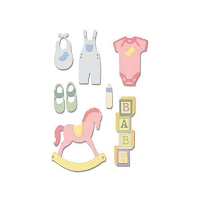 Image de Sizzix Nouveau bébé # 2 Matrice, Multicolore, Taille Unique