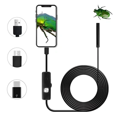 Image de QiCheng&amp;LYS Endoscope USB Android 2.0 CMOS HD 2 en 1 étanche pour Smartphone (1m)