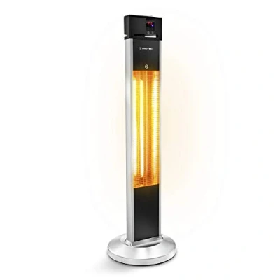 Image de TROTEC Chauffage Radiant pour terrasse IRS 2000 E, 3 allures de Watts, avec télécommande