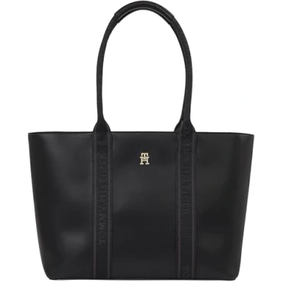 Image de Tommy Hilfiger Logotape TOTE Sac à main, Femme, Taille: One Size, Black
