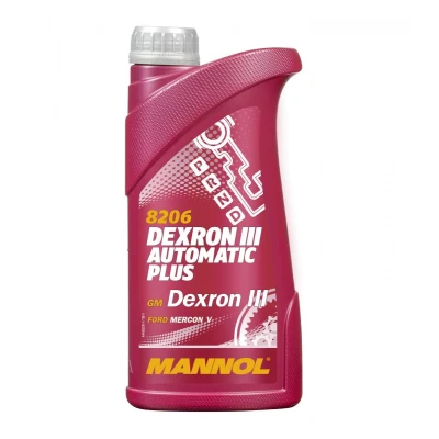 Image de MANNOL Dexron III, Automatic Plus MN8206 1 Huile Boite Automatique ATF III Rouge MERCEDES BENZ: Classe ML, CLK Cabriolet, E Break oscaro,