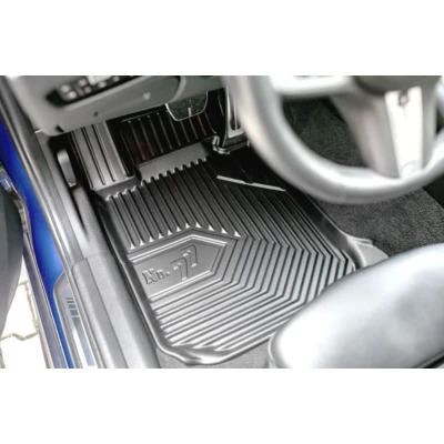 Image de FROGUM No. 77 77427273 Ensemble de tapis sol Caoutchouc avant et arrière 4 noir Sur mesure PEUGEOT: 3008 I