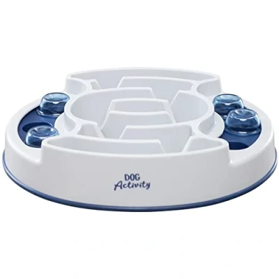 Image de TRIXIE 32036 Jouet d&#039;intelligence pour Chien « Slide &amp; Feed » sophistiqué occuper Les Chiens Diamètre : 30 x 27 cm