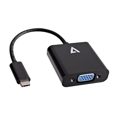 Image de V7 Adaptateur USB C(m) vers VGA(f) Noir Neuf