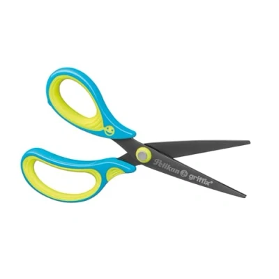 Image de Pelikan+griffix+Ciseaux+d%27%C2%82cole%2C+pointu%2C+Neon+Fresh+Blue
