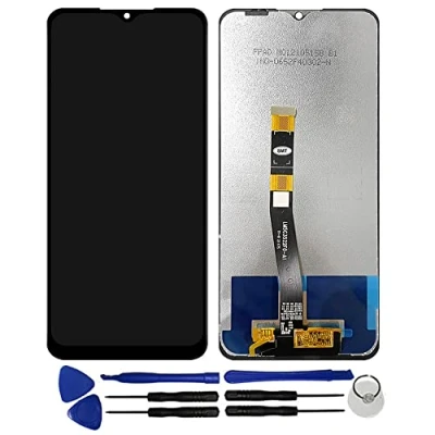 Image de OYOG Ecran pour Samsung Galaxy A22 5G SM A226B A226B/DS A226B/DSN Vitre Tactile LCD Assemblé (sans Châssis) Remplacement Noir
