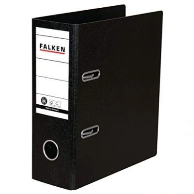 Image de Classeur rigide Falken format spécial A5 Portrait Breit Noir