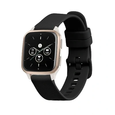 Image de kwmobile Bracelet Compatible avec Garmin Venu Sq 2 Music/Sq de Rechange pour Fitness Tracker en TPU Noir