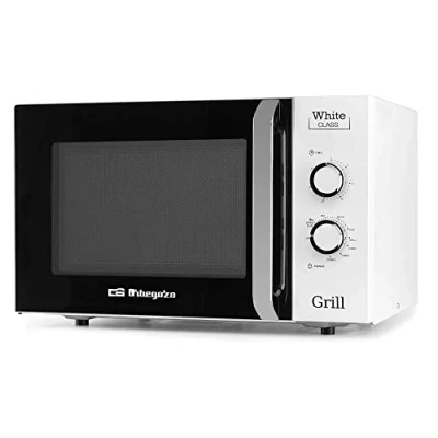 Image de Orbegozo MIG 3021 micro ondes avec grill, 30 l de capacité, 5 niveaux puissance ondes, 3 modes combinés, minuterie, programme décongélation