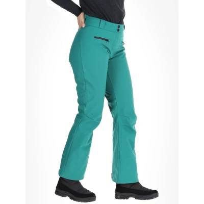 Image de Helly Hansen W Bellissimo 2 Pantalon De Ski En Softshell Femmes (Taille : L/40, Vert)