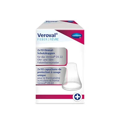 Image de Veroval® Lot d’embouts de protection, 20 embouts protection à usage unique pour mesurer la température l&#039;oreille