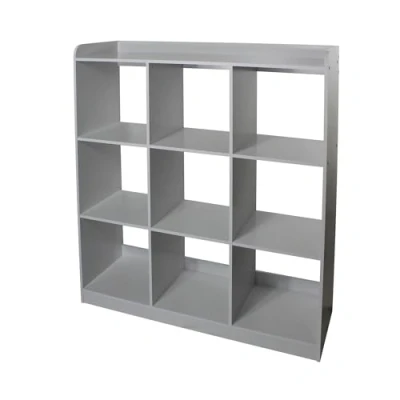 Image de Iris Ohyama, Meuble enfant, Bibliothèque à Livres, Organiseur de Jouets, 9 étagères fixes, Multifonctionnelle, Design, Crèche, Chambre, Ecole Kids cube shelf KCX Gris