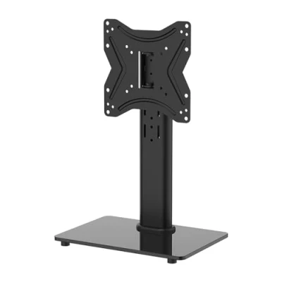 Image de GRIFEMA GB1005 2, Support TV Pied pour Écrans 17 43 Pouces Courbes Plates Plasma OLED LCD LED, de Table avec Rotation et Hauteur Réglable, Jusqu&#039;à 30 kg, VESA Max 200 x mm
