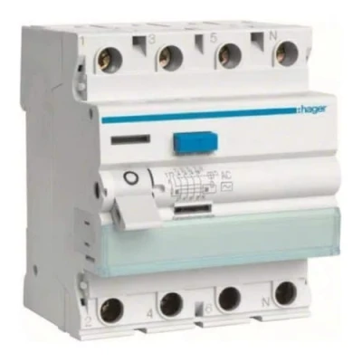 Image de Hager CDA425J Interrupteur FI 25 A 30 mA Type 4 Broches