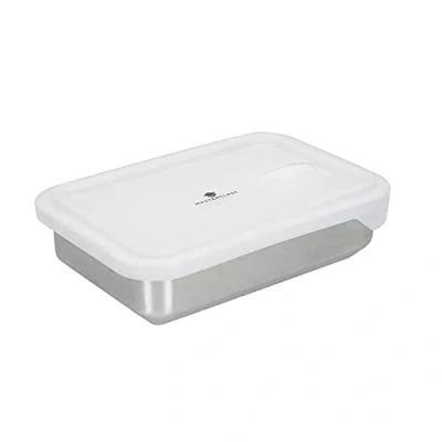 Image de MasterClass Food Storage Container All in One Stainless Steel 1.3 Liter