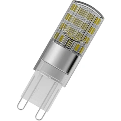 Image de OSRAM lampe LED à broche avec douille G9, blanc chaud (2 700 K), basse tension 12 V, 2,6 W, remplacement d&#039;une conventionnelle de 30 paquet deux