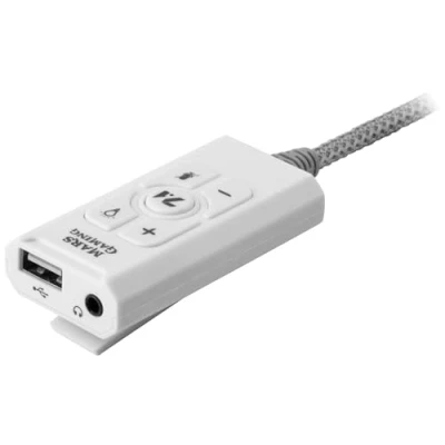 Image de Mars Gaming MSC2, Carte Son Externe, USB 7.1, PS5/PS4/PC/Mac/Switch, Blanc