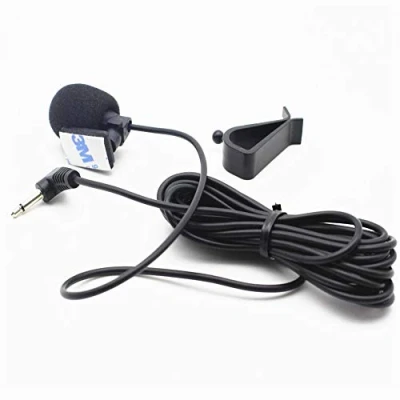 Image de Microphone stéréo de Voiture Micro Externe 3,5 mm pour unité Principale véhicule Bluetooth activé Radio GPS DVD
