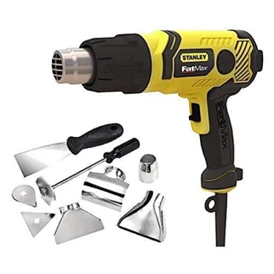 Image de Stanley FATMAX Décapeur Thermique Filaire 2000W Revêtement Caoutchouc Double Système de Protection Avec 1 Coffret Transport Gamme Robuste et Ergonomique FME670K QS