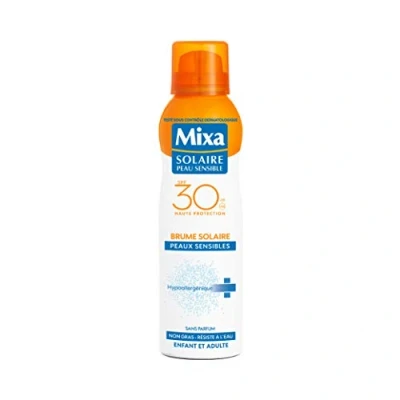 Image de Mixa Solaire Peau Sensible Brume Protection Renforcée SPF 30 200 ml