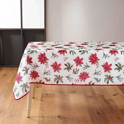 Image de douceur d&#039;intérieur, Nappe Rectangle (150 x 300 cm) Amaryllis, Polyester Imprimé