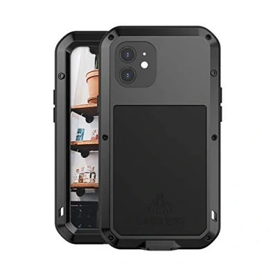 Image de LOVE MEI Coque Antichoc et Etanche pour iphone 12 by France (Noir)