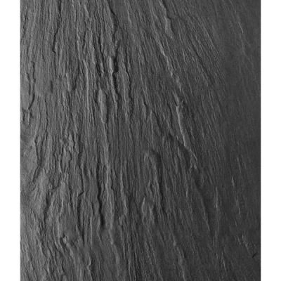 Image de WENKO Fond de hotte Verre, crédence Murs Ardoise Hygiènique et résistant aux Chocs Verre trempé Protège Vos des éclaboussures Nettoyable Usage Vertical Horizontal 60x70cm Noir
