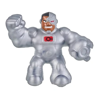 Image de Heroes of Goo Jit Zu Dc Hero Pack Super Goopy Cyborg 4.5 Inch Tall Action Figure, Perfect Christmas / Birthday Present For 4 To 8 Year Olds, Squishy, Stretchy Tactile Play
