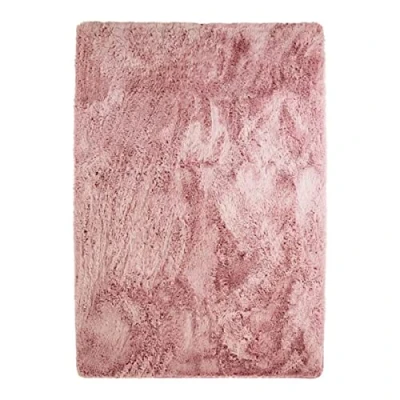 Image de Thedecofactory Neo Yoga Tapis Lavable à Base Fine et Souple Extra Doux Rose 160x230
