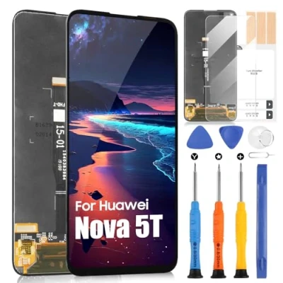 Image de Écran LCD pour Huawei Nova 5T / Honor 20 Pro/Honor 20S DisplayTouchscreen Digitazer Full Assembly Remplacement de l&#039;écran avec réparation Kit (6,26&quot;, noir)
