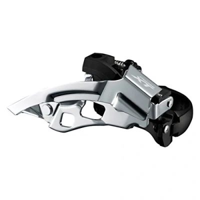 Image de SHIMANO XT T8000 T/S Deragliatore Anteriore Unisex Adulto, Nero/Argento, 66 69 Denti