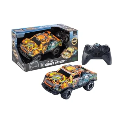 Image de Revell Control 24682 Télécommande pour Voiture Ghost Driver Orange avec contrôle précis 2,4 GHz, échelle 1:22, Longueur 17,5 cm