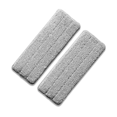 Image de Lot de 2 chiffons extra en microfibre pour serpillières avec Velcro, Starlyf Autoclean Mop, dimensions 32 x 12 cm, tout type sol