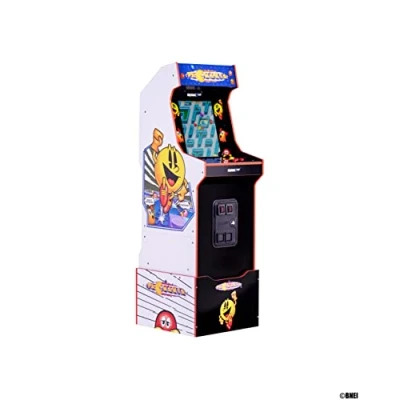 Image de Borne arcade Legacy Pac Man ARCADE1UP 14 jeux 50 x 154 52 cm Chapiteau lumineux inclus