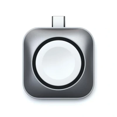 Image de SATECHI Chargeur Magnétique USB C [Certifié Mfi] De Montre Portable Compatible avec L&#039;Apple Watch Ultra Et Les Séries 101 (Câble Non Inclus)