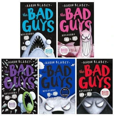 Image de The Bad Guys 5 Books Collection Set By Aaron Blabey (Episodes 9 18)