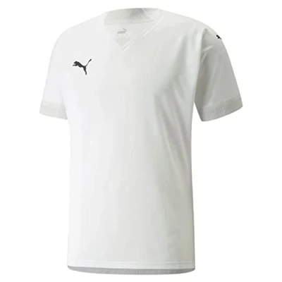 Image de Puma Teamfinal Fussball Tshirt basique, Homme, Taille: XL, white nimbus cloud