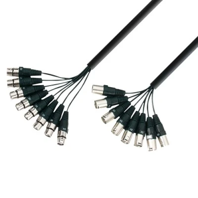Image de Adam Hall Cables 3 STAR L8 MF 0500 Câble Multipaire 8 x XLR mâle vers femelle 5 m