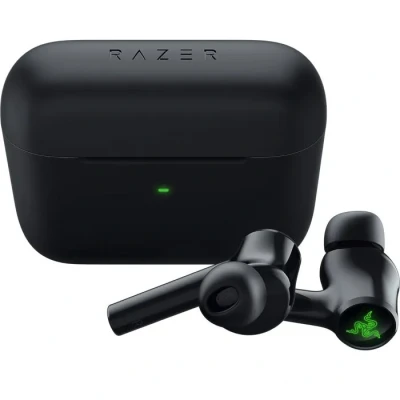 Image de Razer Hammerhead Pro HyperSpeed Ecouteurs de Jeu sans Fil avec Chroma RGB (sans HyperSpeed, Réduction Active du Bruit, RGB, Bluetooth 5.3) Noir