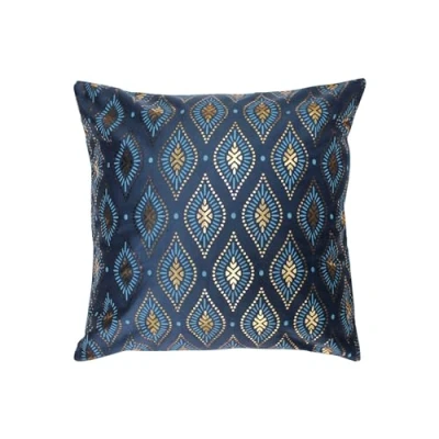 Image de douceur d&#039;intérieur, Housse de Coussin (40 x 40 cm) Sofia, Velours Imprimé Or