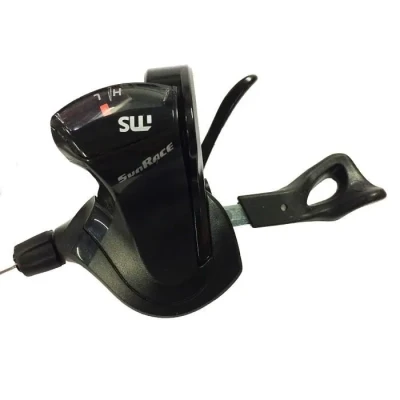 Image de MANETTE DERAILLEUR GAUCHE VTT 2V PUSH/PULL Compatible SHIMANO SUNRACE