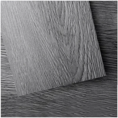 Image de Art3d Lot de 36 Carrelage sol autocollant en vinyle foncé, surface rigide, noyau dur, facile à monter soi même, 5m²,Gris