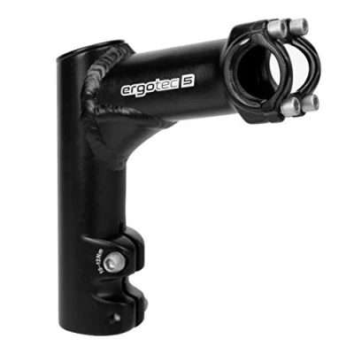 Image de ergotec Comfi 25.4 Potence Ahead Aluminium AL6061 T6 / 15 Anthracite 100mm